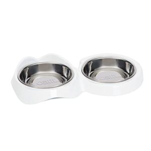 Catit PIXI Double Feeding Dish (White)