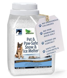 JUST FOR PETS Snow & Ice Melter Pet Safe Ice Melt — 9 lb Shaker Jug