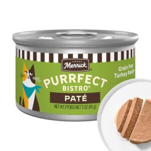 Merrick Purrfect Bistro Grain Free Turkey Recipe Pâté (24×3 oz)