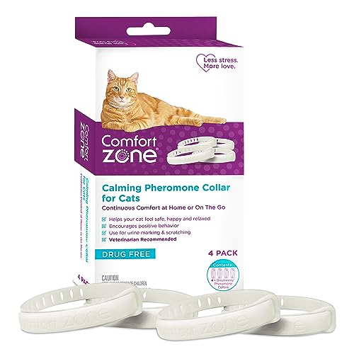 Comfort Zone Cat Calming Collar Value Pack (4 x 30-Day)