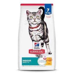 Hill’s Science Diet Adult 1-6 Indoor Dry Cat Food, Chicken Recipe