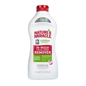 Nature’s Miracle Laundry Boost In-Wash Pet Stain & Odor Remover, 32 oz