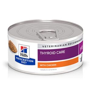 Hill’s Prescription Diet y/d Thyroid Care Wet Cat Food with Chicken (5.5 oz, 24 cans)