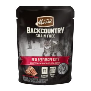Merrick Backcountry Beef Recipe Cuts in Gravy (24×3 oz)