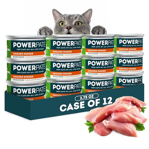 Only Natural Pet PowerPate Chicken Dinner wet cat food 2.75 oz case of 12