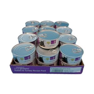 Dr. Elsey’s cleanprotein Rabbit & Turkey Recipe Wet Cat Food (5.3 oz, Pack of 24)