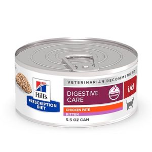 Hill’s Prescription Diet i/d Digestive Care Kitten Wet Cat Food, Chicken Pâté