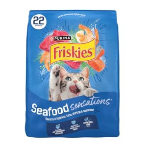 Friskies Purina Seafood Sensations Dry Cat Food (22 lb)