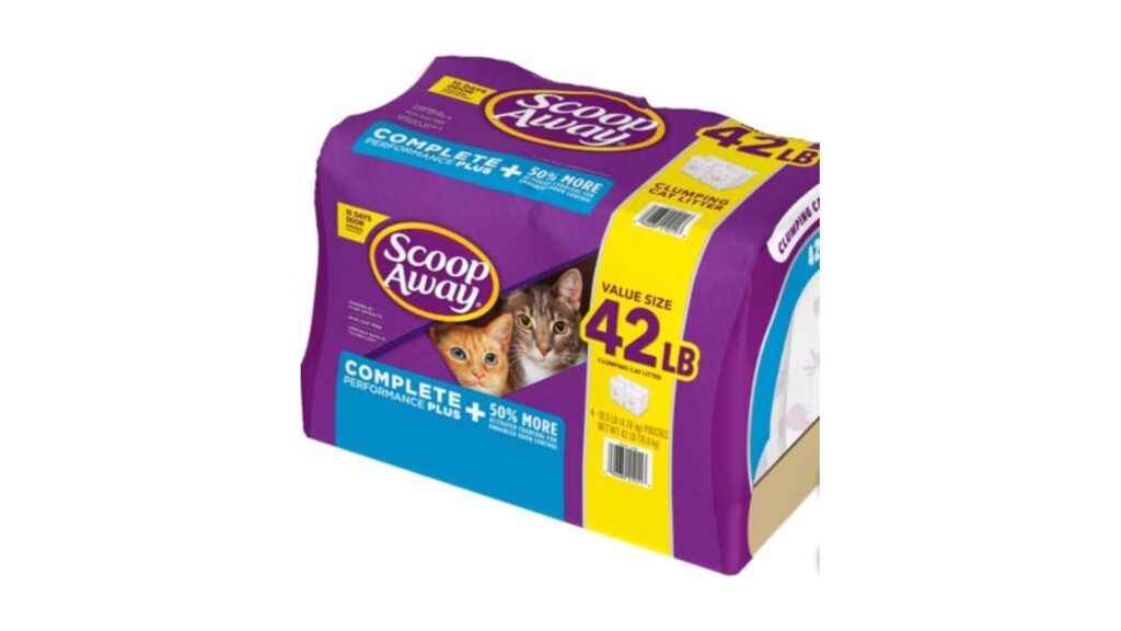 Scoop Away Complete Performance Plus, Clumping Cat Litter, Fresh Scent, 42 Pound