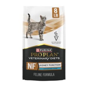 Purina Pro Plan Veterinary Diets NF Kidney Function Advanced Care Dry Cat Food, 8 lb