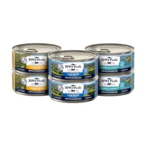 ZIWI Peak Canned Wet Cat Food Variety Pack (6 × 3 oz)