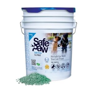 Safe Paw Pet-Safe Ice Melt, Salt & Chloride-Free Deicer, 35 Lbs