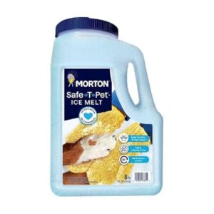 Morton Safe-T-Pet Ice Melt, 8 lb Container