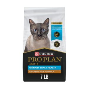 Purina Pro Plan Urinary Tract Health Chicken & Rice Dry Cat Food (7 lb)