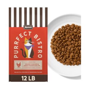 Merrick Purrfect Bistro Grain Free Chicken & Sweet Potato Dry Cat Food (12 lb)