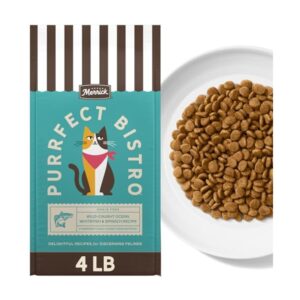 Merrick Purrfect Bistro Grain Free Ocean Whitefish & Spinach Dry Cat Food (4 lb)