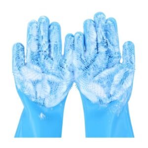 Pecute silicone bath gloves