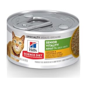 Hill’s Science Diet Adult 7+ Senior Vitality Wet Cat Food