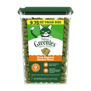 Greenies Feline Dental Cat Treats, Roasted Chicken (9.75 oz)