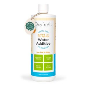 Oxyfresh Premium Pet Dental Care Solution Water Additive