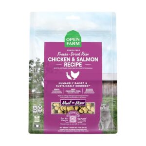 Open Farm Freeze Dried Raw Cat Food — Chicken & Salmon (9 oz)
