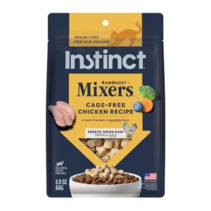 Instinct Raw Boost Mixers, cage-free chicken