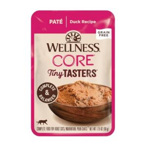 Wellness CORE Tiny Tasters Duck Pâté, 1.75 oz, 12 pouches