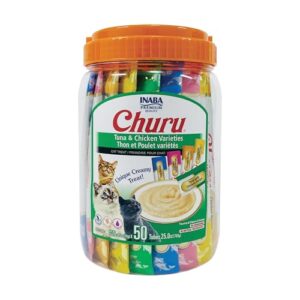 INABA Churu Cat Treats Lickable Puree Variety, Creamy
