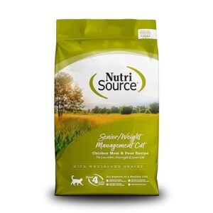 NutriSource Senior and Weight Management, Chicken Meal and Peas