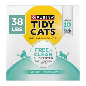 Tidy Cats Free & Clean unscented clumping litter