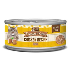 Merrick Purrfect Bistro Grain-Free Chicken Pâté, 5.5 oz, 24 cans