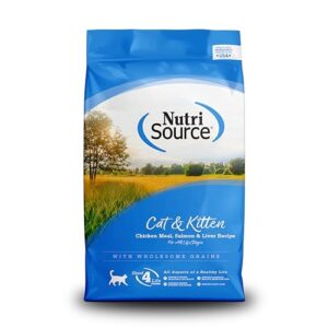 NutriSource Cat and Kitten Chicken Meal, Salmon and Liver