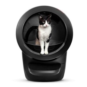 Litter-Robot 4 with Step and Fence, Black