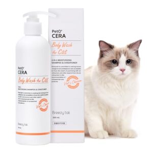 Breezytail PetO’Cera cat body wash