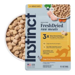 Instinct FreshDried raw meals, cage-free chicken