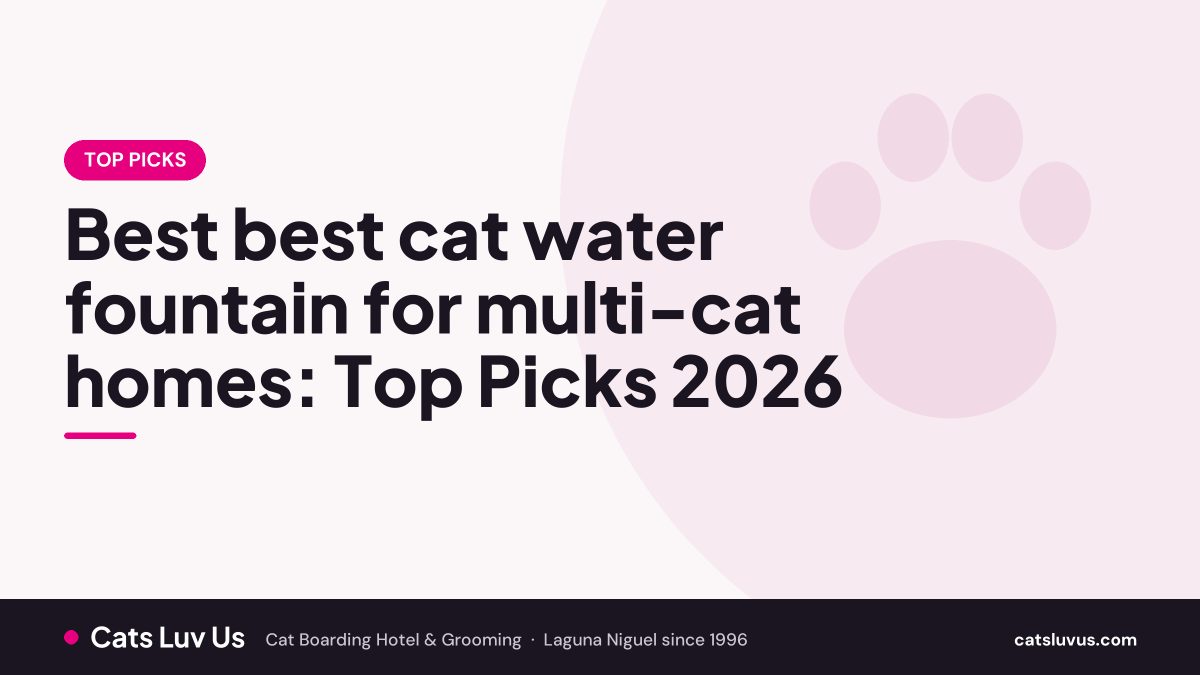 Best best cat water fountain for multi-cat homes: Top Picks 2026