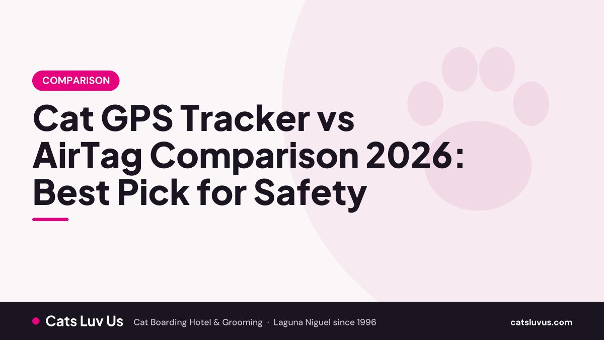 Cat GPS Tracker vs AirTag Comparison 2026: Best Pick for Safety