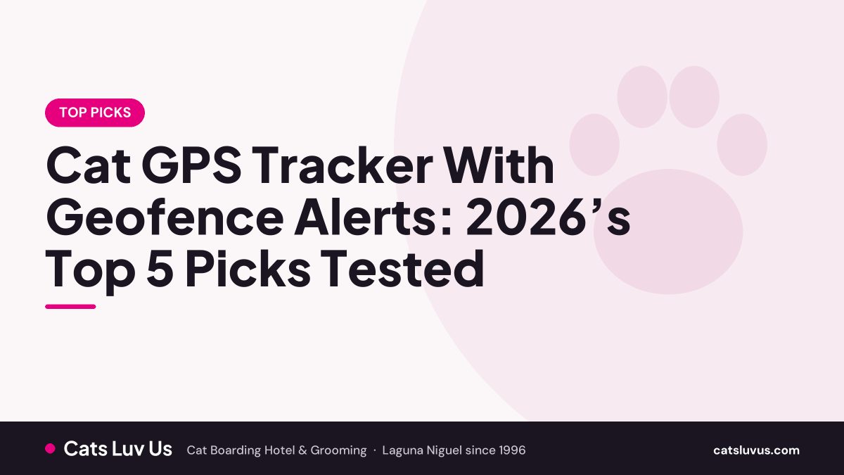 Cat GPS Tracker With Geofence Alerts: 2026’s Top 5 Picks Tested