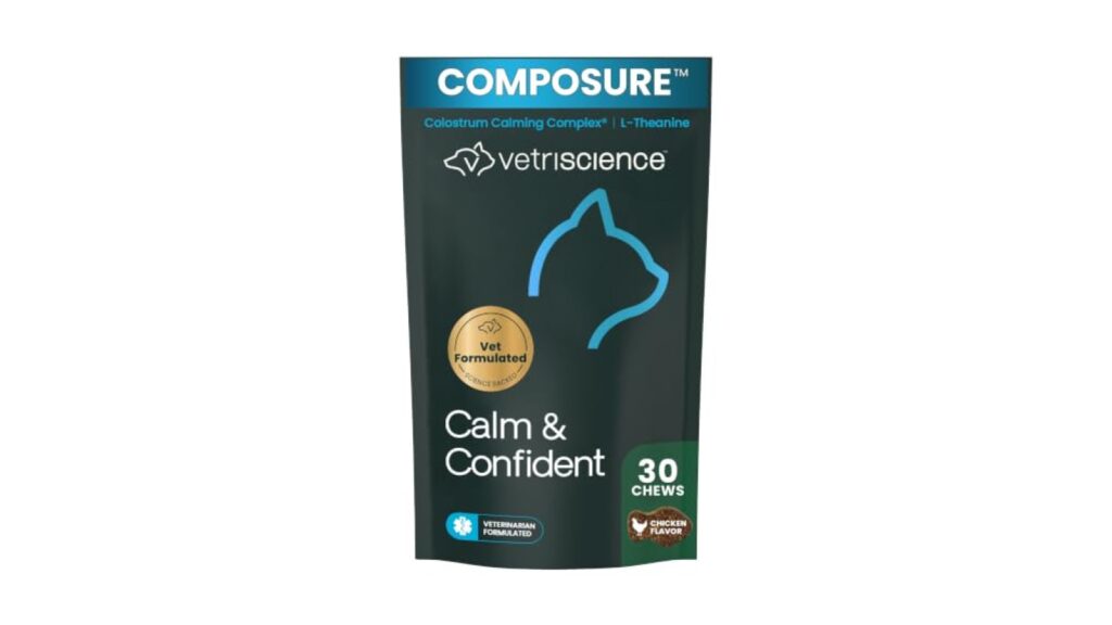 VetriScience Calm & Confident Chews for Cats, Chicken, 30 Count