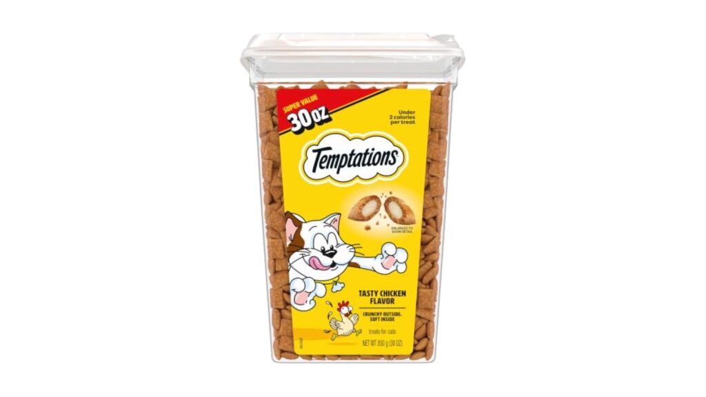 Temptations Classic Crunchy and Soft Cat Treats, Tasty Chicken, 30 oz