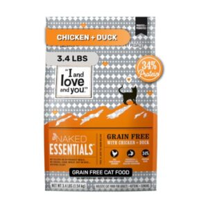 I and Love and You Naked Essentials, chicken and duck, 3.4 lb