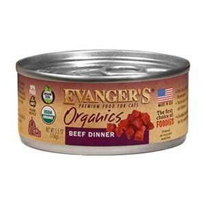 Evanger’s Organics Beef Dinner for cats