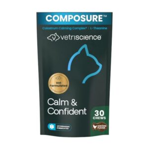 VetriScience Calm & Confident Chews for Cats, Chicken, 30 Count