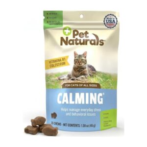 Pet Naturals Calming Chews for Cats, Chicken, 30 Count