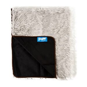 PAW BRANDS CatNap Anti-Scratch & Waterproof Throw Blanket – Grey