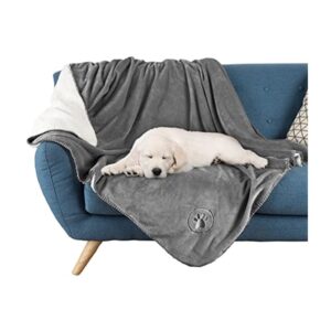 PETMAKER Waterproof Pet Blanket, Gray, 50×60