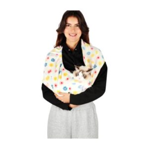 Yunpawpet Cat Sling Carrier, Hands-Free Pet Sling for Small Dogs & Cats