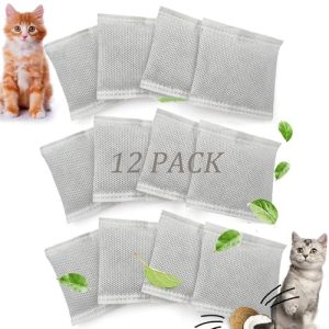 PurifyLogix 12 Pack Universal Odor Eliminator for Hooded Cat Litter Box, Natural Activated Charcoal Filters