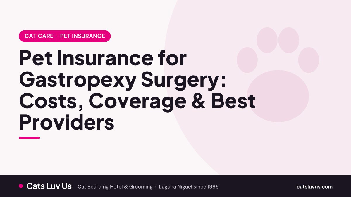 Pet Insurance for Gastropexy Surgery: Costs, Coverage & Best Providers