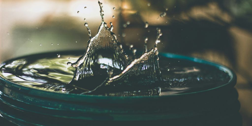 Water splash drinking